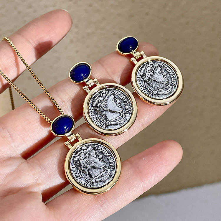 Medieval Palace Lapis Lazuli Necklace Vintage