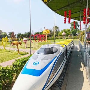 Attraction en plein air pour adultes Train électrique à vendre Parc d'attractions Track Train Sightse - Product Image 5