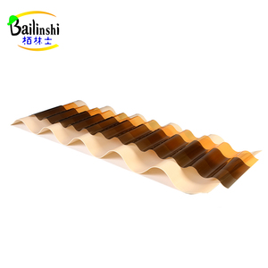 Ondulé Feuille de <span class=keywords><strong>Polycarbonate</strong></span> <span class=keywords><strong>Lexan</strong></span> Pour Balcon Housse De Pluie - Product Image 2