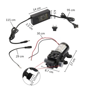 Garden Farm Irrigation DC12V 100W Diaphragm <b>Water</b> <b>Pump</b> High Misting System 1/2 Inch Outlet TMS-12088-12089-18393 Talk-Satisfied - Product Image 5