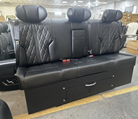 STSF-JD Canapé-lit électrique de luxe pour siège arrière, conversion de siège de voiture, banquette personnalisée pour sièges de fourgonnette Mercedes-Maybach Sprinter