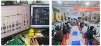 Foco LED para motocicleta de 300W con control remoto, arnés de cableado de faro uno a dos, luz alta/baja y estroboscópica, directo de fábrica