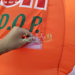 Tienda <span class=keywords><strong>de</strong></span> cúpula inflable naranja <span class=keywords><strong>de</strong></span> 7m, iglú inflable <span class=keywords><strong>de</strong></span> tienda publicitaria gigante para actividades promocionales - Product Image 4