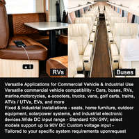 Chargeurs USB pour voitures, camping-cars, 12/24 V, montage encastré, chargeur rapide, prise USB, USB-A 18W et chargeur USB Type C pour voiture