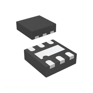 Componente de Chip Electrónico de Gestión de Energía (PMIC) MIC5319-3.3BML-TR 6 VDFN con Contacto Expuesto, 6 TMLF, Canal del Fabricante - Product Image 1