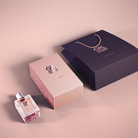 Emballage de flacon de parfum de luxe Borshine, design personnalisé, 50 ml, vide, simple, recyclable, écologique, boîte rigide en papier