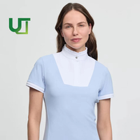 Chemise de base équestre en polyester respirant et doux pour la peau, pour femmes et enfants, vêtements d'équitation très demandés