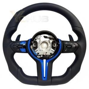 Volant de <span class=keywords><strong>voiture</strong></span> en cuir style <span class=keywords><strong>circuit</strong></span> pour BMW E92 F30 F10 E60 F31 F82 E61 E90 E39 F36 F07 F93 E87 F20 E89 F40 - Product Image 6