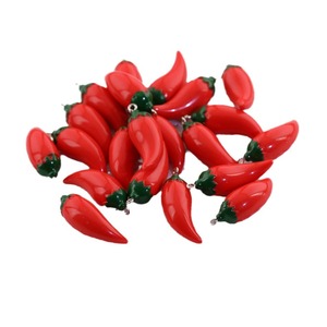 Perles acryliques en forme de piment pour la fabrication de bijoux, accessoires artisanaux en résine plastique en forme de goutte - Product Image 5