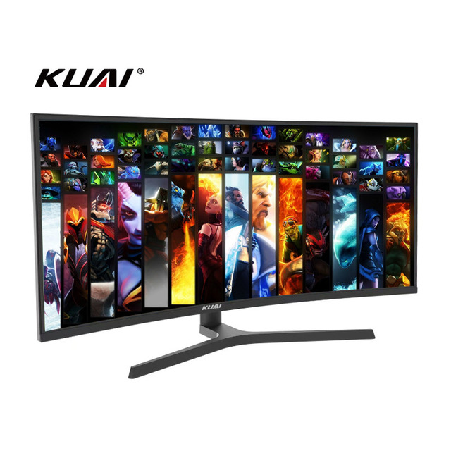 Ultra Wide Monitor Adjustable Stand Lcd Monitors 165hz Gaming Curved PC Computer Monitor 34 Inch