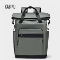 Mochila para Portátil con Logotipo Personalizado, Diseño Enrollable, Impermeable, con Múltiples Compartimentos