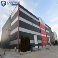 Taller de Estructura de Acero de Alta Calidad, Edificio de Almacén Prefabricado, Taller de Almacenamiento de Metal, Certificado ISO CE