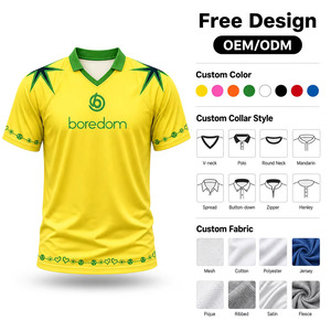 Chemises Polo pour Hommes Personnalisées de Haute Qualité, Style Vintage, Streetwear Tendance, Maillots de Football - Product Image 1