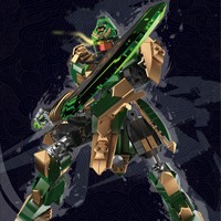 Cinq généraux Guan Yu Zhao Yun Zhang Fei, modèle de jouet robot en plastique de style chinois, blocs de construction méca