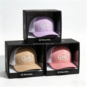 หมวกแก๊ปตาข่ายปักลายหนังแบบกำหนดเอง หมวกเบสบอล 6 แผง หมวกแก๊ปตาข่ายแบบกำหนดเอง หมวก Richardson 112 - Product Image 4