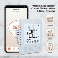 Thermostat de chauffage au sol intelligent Tuya 16A, thermostat d'ambiance Wifi pour le contrôle de la température