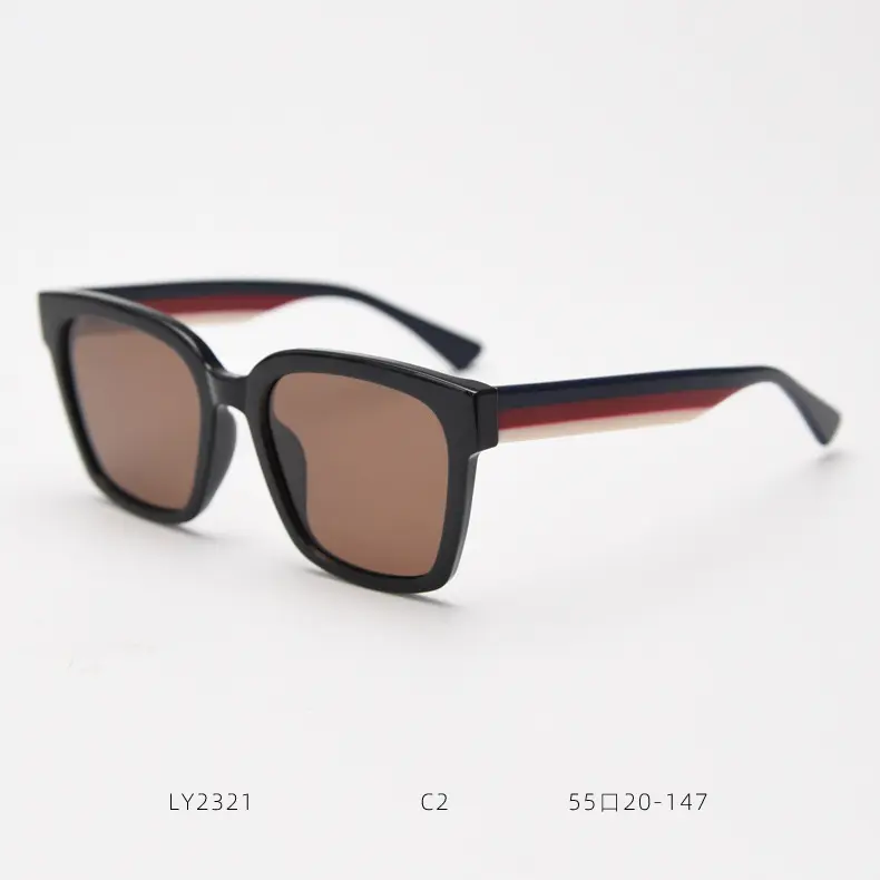 Kacamata hitam Retro uniseks + TR90 Pria Wanita, kacamata lensa terpolarisasi Vintage, aksesori kacamata matahari