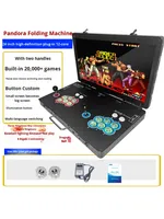 Machine de jeu d'arcade portable de 24 pouces, console à joystick pour 2 joueurs, armoire pliable pour un usage domestique ou commercial