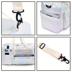 Sac de sport résistant à l'eau avec compartiment pour vêtements mouillés, sacs de voyage, sacs de week-end avec compartiment pour chaussures - Product Image 3
