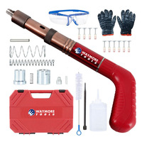 Kit de Pistola Clavadora de Concreto Manual Ajustable de 5 Velocidades para Decoradores Profesionales