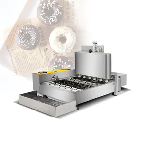 Neueste Best Commercial 4 Reihen Elektrische Automatik 23mm Loch Mini Donut Donut Maker Herstellung Maschine Friteuse