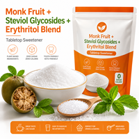 Longbio – Mélange d'extraits de fruit du moine, d'érythritol et de stévia sans calorie, fourni par l'usine