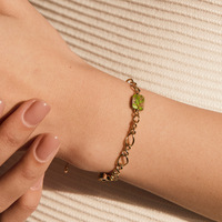 Nouvelle collection de bracelets élégants en pierres naturelles et perles, faits à la main, avec chaîne épaisse, pour femmes, bijoux pour les vacances d'été