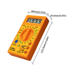 Medidor de Voltaje y Ohmios LCD DT830G, Voltímetro, Amperímetro, Ohmímetro - Product Image 5