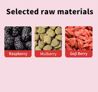 Teh Pembersih Ginjal dan Hati Premium Desain Baru, Berkhasiat Tinggi, Alami Murni,  Mulberry Goji Berry Raspberry Merah, Kemasan Besar