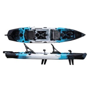 <span class=keywords><strong>Kayak</strong></span> de Pesca Portátil de Plástico de Alta Calidad Personalizado, Tipo Sit-on-Top, con Doble Pedal, para 2 Personas, 14 pies - Product Image 1