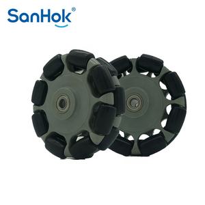 ล้อมีทิศทางทางกลขนาดเล็กพลาสติกคู่38มม. ล้อรถนิวเมติกแข็งปรับแต่งได้รับน้ำหนัก80กก. - Product Image 2