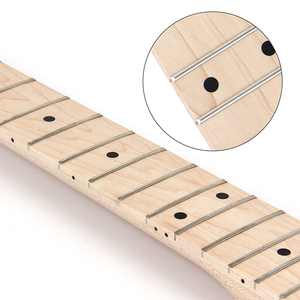 Oferta especial: Mástil de guitarra de 22 trastes con tornillos, de arce canadiense satinado, forma C, con incrustaciones traseras - Product Image 5