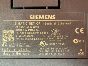 PLC 6GK7 343-1GX30-0XE0 Simatic Net <span class=keywords><strong>CP343</strong></span>-<span class=keywords><strong>1</strong></span> <span class=keywords><strong>Advanced</strong></span> V1.0 มีสินค้าในสต็อกพร้อมการรับประกัน - Product Image 2