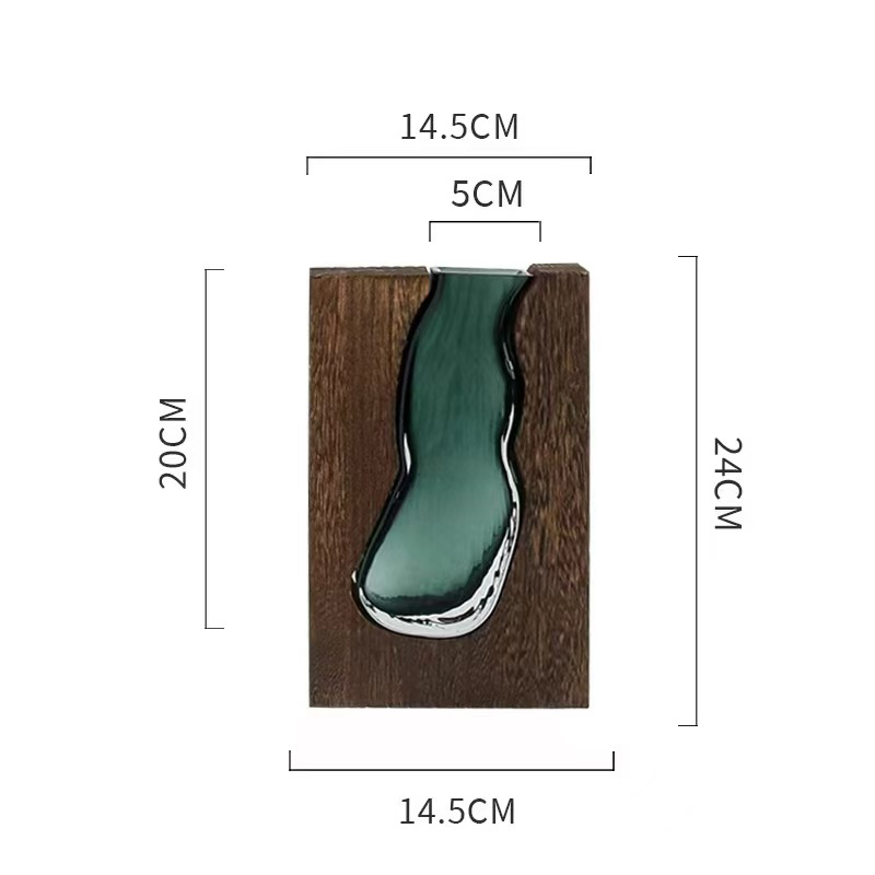 Cabane en rondins verte