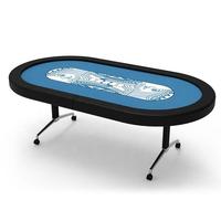 YH Offre Spéciale 90 pouces Style Américain Personnalisé Table Feutre Pliant Texas Hold'em Table
