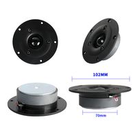 KYYSLB 80W 3-4 Inch Tweeter Unit Speaker Hi Fi LoudSpeaker Treble Diy Demam Musik Suara Amplifier Speaker Dual Magnetic