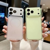 Coque de téléphone portable antichoc en TPU avec airbag pour iPhone 18 17 16 15 Pro Max, protection de l'appareil photo en silicone souple mat, coque arrière