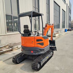 1 tonnellata Mini escavatore motore Kubota Mini scavatrice 2.5 tonnellate di grande capacità secchio cingolato tipo Trencher terreno macchina per la vendita - Product Image 3