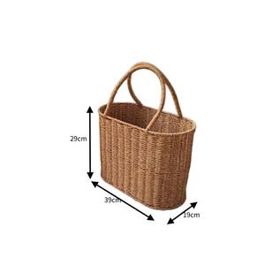 Cesto Portaoggetti in Vimini per <span class=keywords><strong>Bambini</strong></span> con Design Floreale, per Passeggino, Accessori Fotografici e Organizzazione Giocattoli - Product Image 6