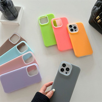 Étui de téléphone portable en silicone imitation Secho, étanche, antichoc, couleur unie, pour les séries 7-16, 10 couleurs