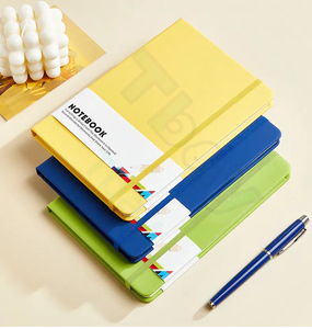 Classico logo personalizzato A5 B6 pelle PU copertina rigida quaderno diario per fare lista - Product Image 5