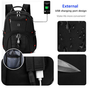 Custom Rhino Armor BP-72 Mochila Student Laptop <b>Backpack</b> <b>Waterproof</b> Oxford Unisex Travel School Business Men USB 36-55L Internal - Product Image 3