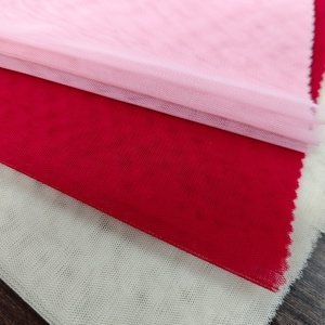 Ngà trắng 100% Polyester crinoline vải sân lục giác cứng lưới lưới cho cô gái chàng trai petticoat Tricot dệt kim đồng bằng nhuộm" - Product Image 6