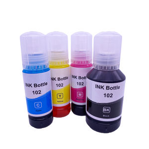Kits de recharge d'encre à base de colorant <span class=keywords><strong>102</strong></span> bouteilles compatibles pour Epson ET2700 ET2750 ET3700 ET3750 ET4750 imprimante à jet d'encre impression encre à colorant - Product Image 2