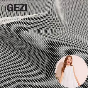 Dày Tái Chế Dệt Kim Mềm 3D Spacer Bánh Sandwich Nylon Polyester Spandex Không Khí Tricot Điện Lỗ Nhỏ Cứng Lưới Vải Vải - Product Image 3