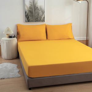 Sábana Ajustable de Alta Calidad con Bordado Antiestático para Cama Individual, para Hotel, Hospital, Hogar, 400 Hilos de Algodón - Product Image 5