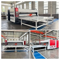 Mesin Pemotong Rotary Dua Warna Oray Chain Feed Baru untuk Printer, Mesin Pemotong Die Rotary, Rangka Besi Cor Tugas Berat Bersertifikasi CE ISO, untuk Kotak Karton Bergelombang