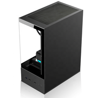 Boîtier PC Gaming ATX Personnalisable avec Panneau Latéral en Verre Trempé, Effet Vue Panoramique, Châssis de Bureau ATX en Stock