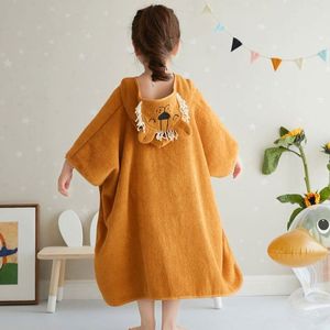 <span class=keywords><strong>Toalla</strong></span> de Baño Infantil con Capucha de Algodón, Absorbente, Tipo Albornoz, <span class=keywords><strong>Toalla</strong></span> de Playa para Niños, <span class=keywords><strong>Toalla</strong></span> Envolvente para Bebés - Product Image 2