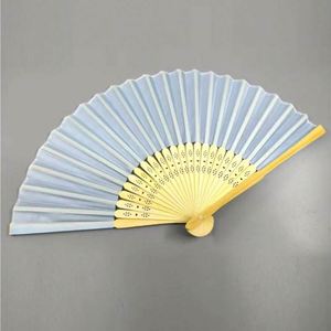 Abanico de Papel de Bambú con Logotipo Personalizado, Plegable y Portátil, para Bodas y Publicidad a un Precio Económico con Patrón Grabado - Product Image 6